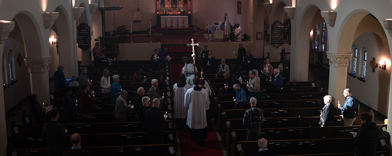 Gospel recessional at Candlemas