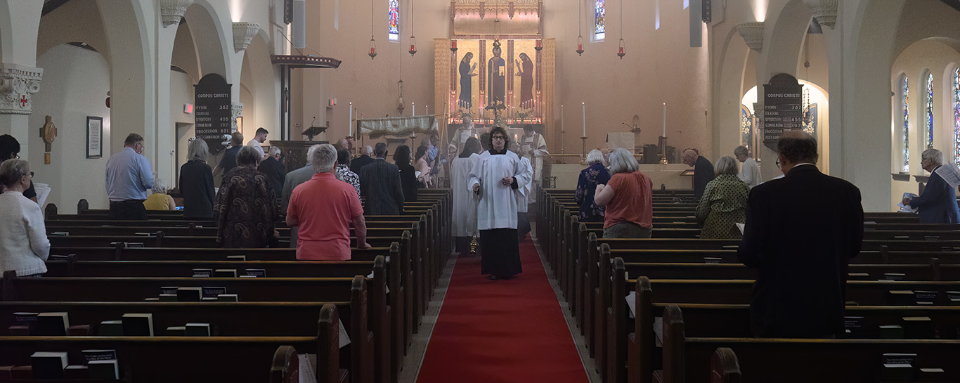 Procession during Corpus Christi