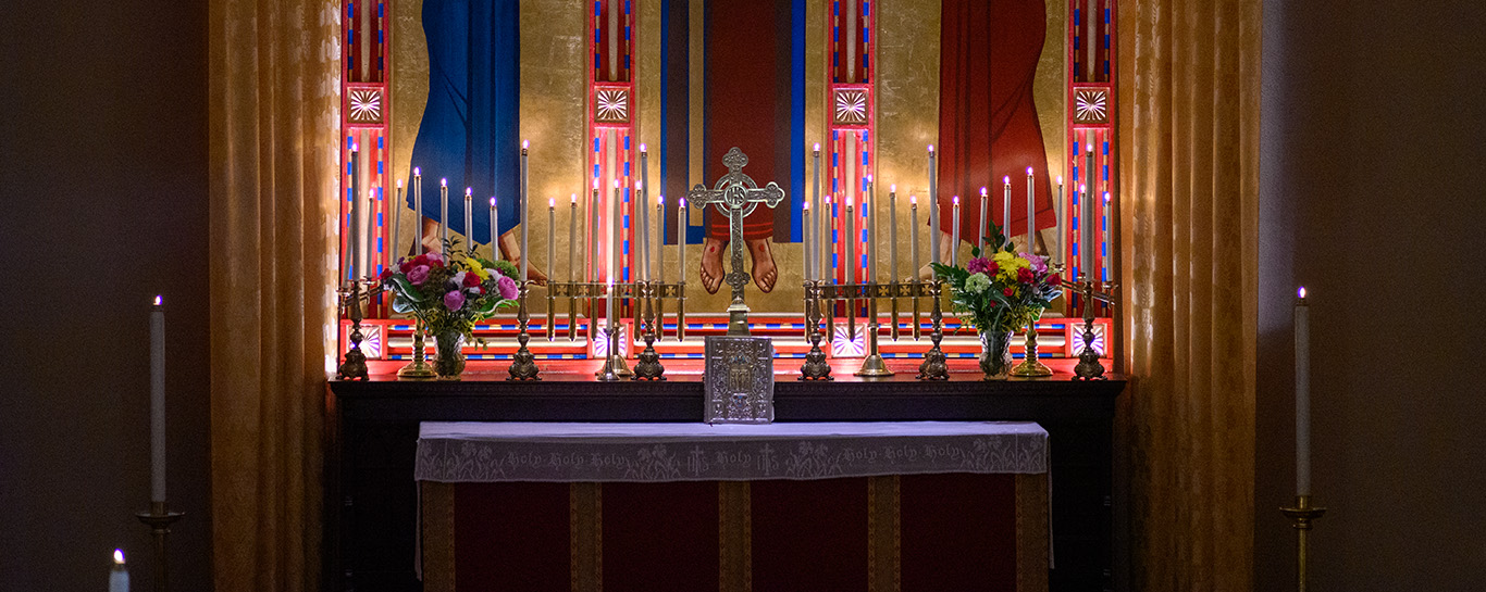 Altar during the Feast of St Barnbas