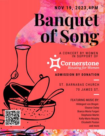 Concert poster for Banquet of Song