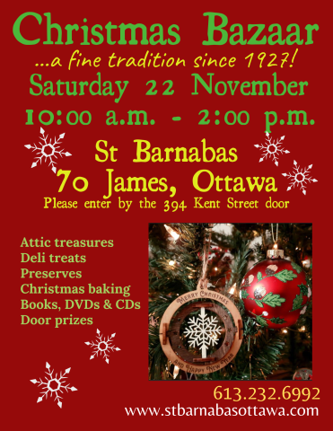 Poster for Christmas Bazaar 2025 (details in description)
